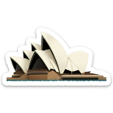 Sydney opera house sticker