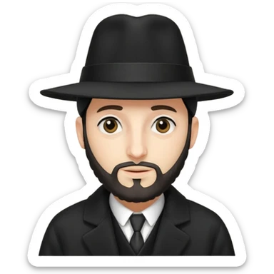 Hasidic Jew sticker
