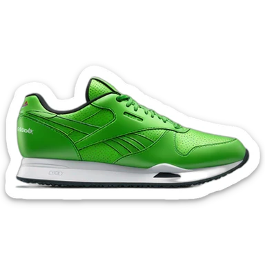 reebok trainer green sticker