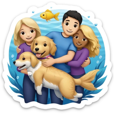 🐟  🐶  🫂 sticker