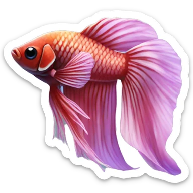 betta fish sticker