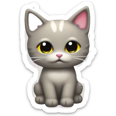 Rainbow poptart kitty sticker