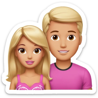 Barbie Ken sticker