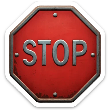 Stop Sign sticker