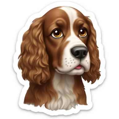 Spaniel dog sticker
