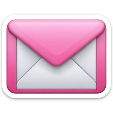 pink automated email sticker
