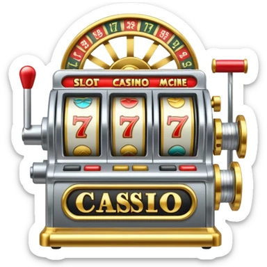 Slot machine, las vegas sticker