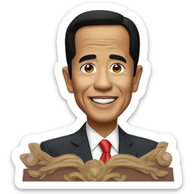 Presiden Jokowi sticker