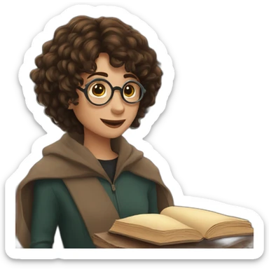 harry potter book club sticker