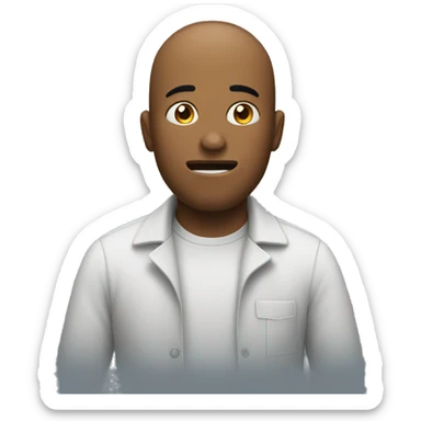 A person with his hand in front of him to say like wait sticker