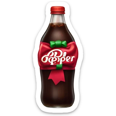 Dr Pepper with bow sticker