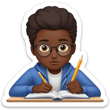 memoje estudante sticker