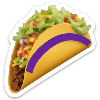 taco bell sign sticker