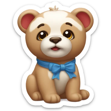 Osito cariñosito amoroso  sticker