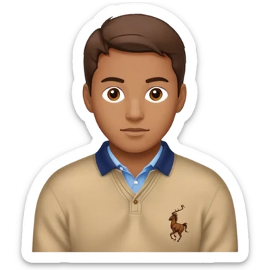 Ralph Lauren polo sweater sticker