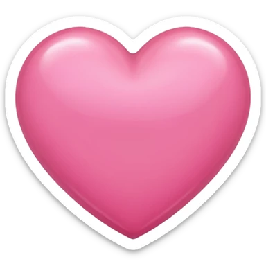 Corazón rosa sticker