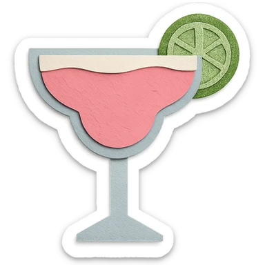 pink margarita sticker