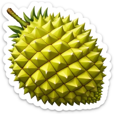 Durian fruit  sticker