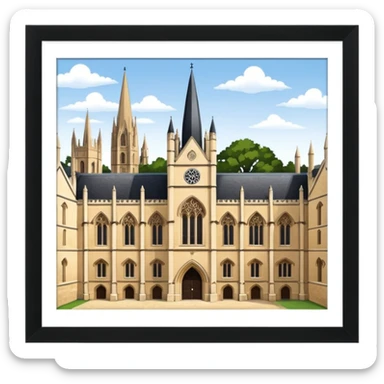 oxford university  sticker