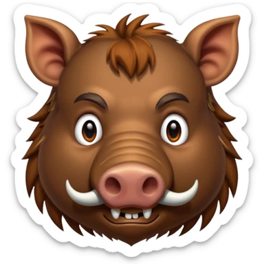 Boar sticker