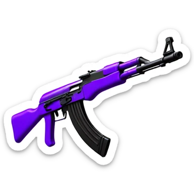 purple ak-47 sticker