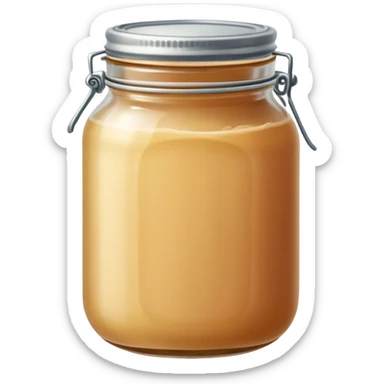 Applesauce jar sticker