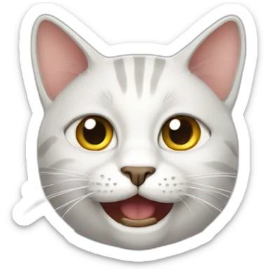 Humour cat sticker