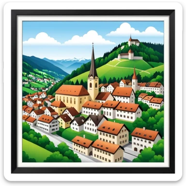Canton st Gallen Switzerland sticker