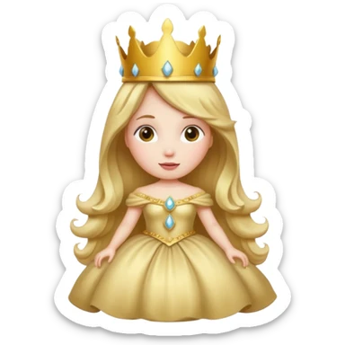 Princess potato sticker
