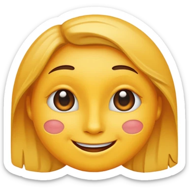 surnoi, visage souriant sticker