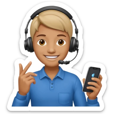 Earn money show by human with mobile sticker