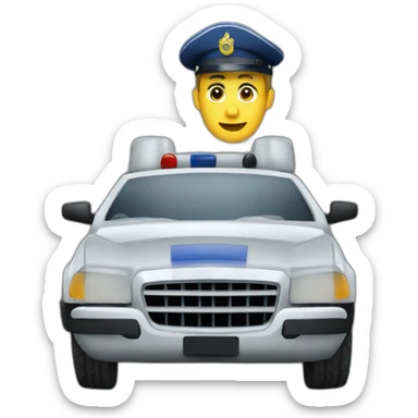 Gendarme car sticker
