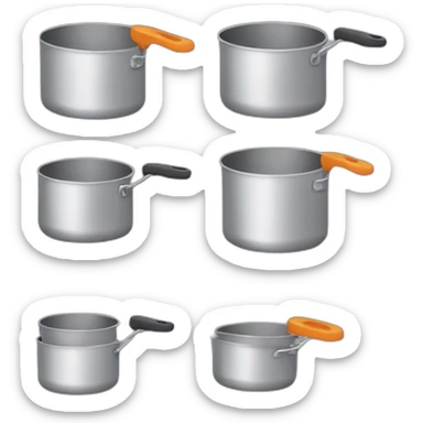 pots and pans sticker