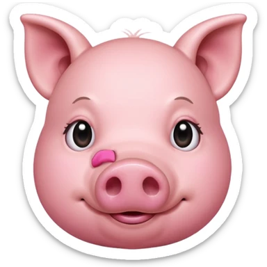 pig that says i see you sticker
