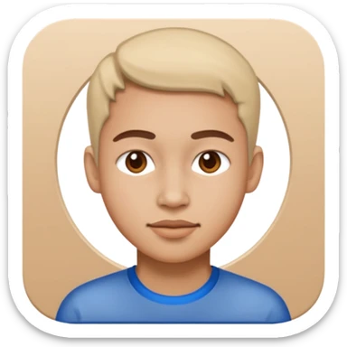 Paint style face sticker