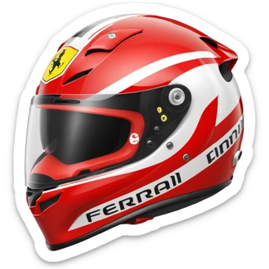 charles leclerc helmet sticker