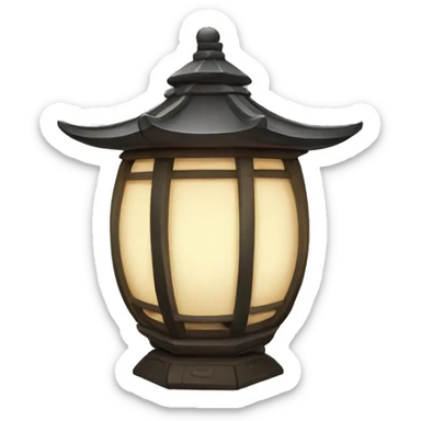 Oriental Latern sticker