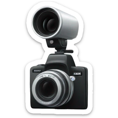 camera attached to digital signage sticker