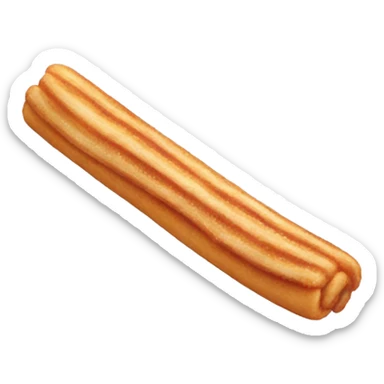 Churro con cara sticker