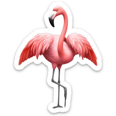 flamingo sticker