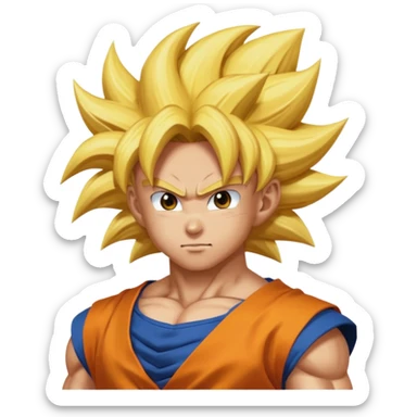 Super saiyan 3 Goku sticker