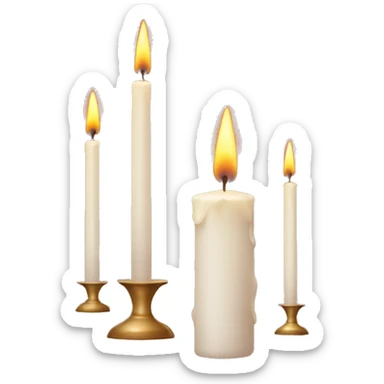 Candles aromatic sticker