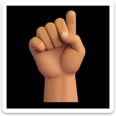 Black Lives Matter raised fist unity bold impactful emoji style no text sticker