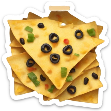 lunchly nachos box  sticker
