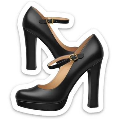 Block heels sticker