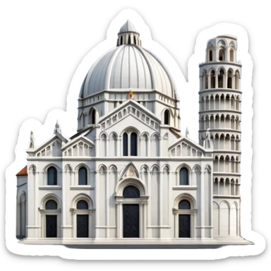 duomo di pisa sticker