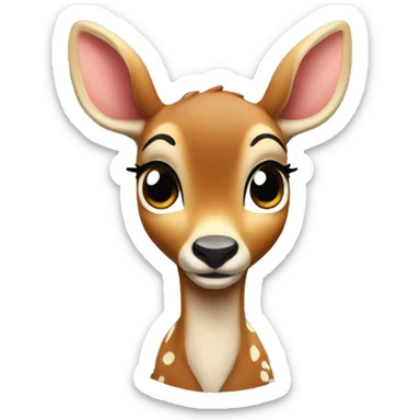 Cute Bambi sticker