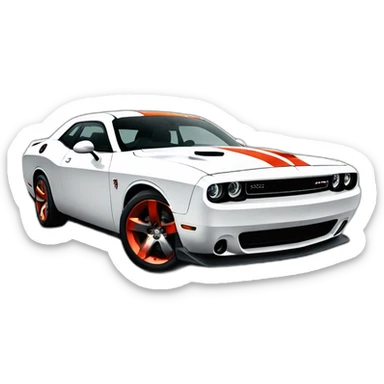 Dodge challenger SRT sticker