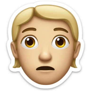 a judgmental look sticker