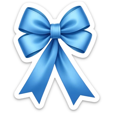 Laço azul sticker
